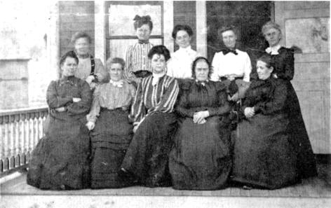 An early Ladies' Aid Society, Lake Wilson Lutheran Church