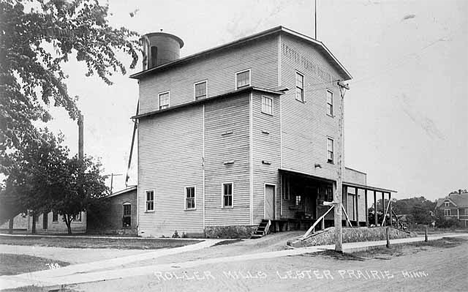 Roller Mills, Lester Prairie Minnesota, 1915