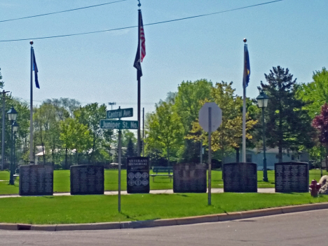 Veterans Memorial, Lester Prairie Minnesota, 2017