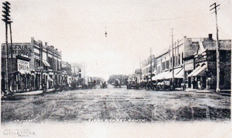 First Street South, Little Falls Minnesota, 1906