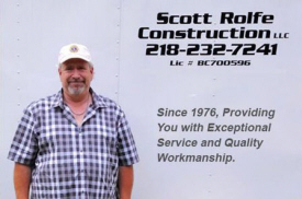 Scott Rolfe Construction, Longville Minnesota
