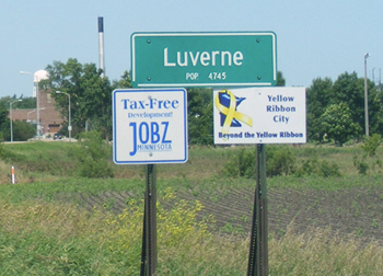 Welcome to Luverne Minnesota