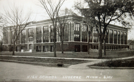 High School, Luverne Minnesota, 1947