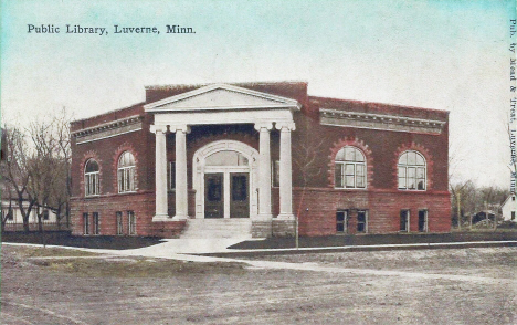 Public Library, Luverne Minnesota, 1910's