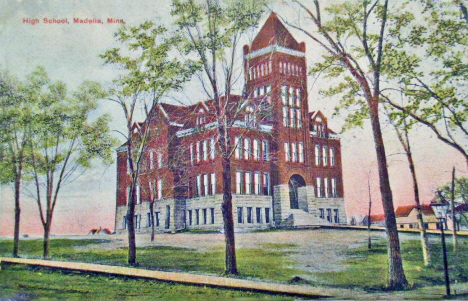 High School, Madelia Minnesota, 1908