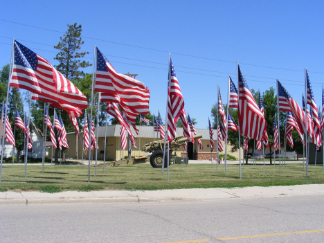Independence Day display, Madison Minnesota, 2014