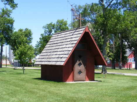 Tiny chapel at J.F. Jacobson Park, Madison Minnesota, 2014