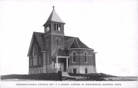 Congregational Church, Madison Minnesota, 1910's