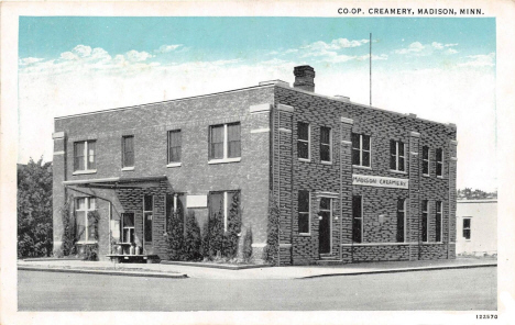 Creamery, Madison Minnesota, 1928