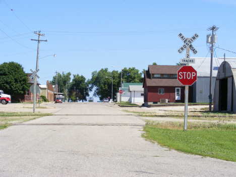 Street scene, Magnolia Minnesota, 2014
