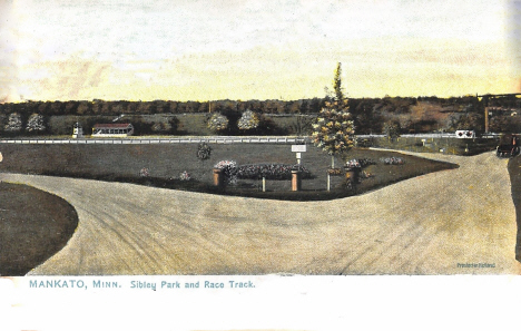Sibley Park and Race Track, Mankato Minnesota, 1906