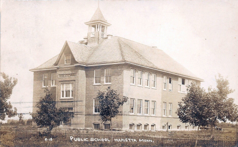 Public School, Marietta Minnesota, 1912