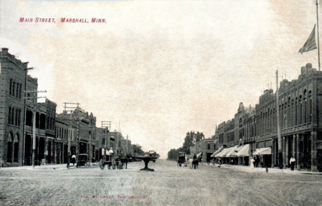 Main Street, Marshall Minnesota, 1909