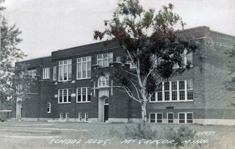 Public School. McGregor Minnesota, 1950