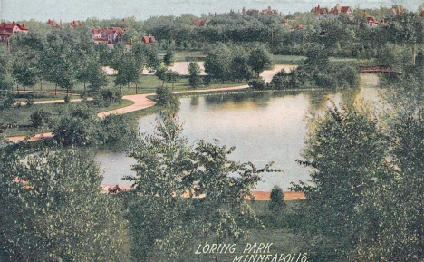 Loring Park, Minneapolis Minnesota, 1908