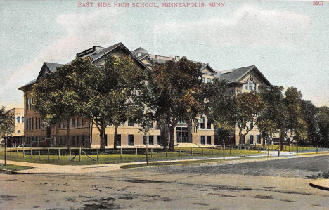 East High School, Central and University Avenue, Minneapolis Minnesota, 1908