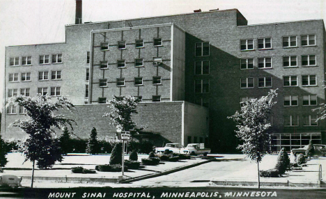 Mount Sinai Hospital, Minneapolis Minnesota, 1950's