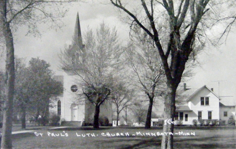 St. Paul's Lutheran Church, Minneota Minnesota, 1950's