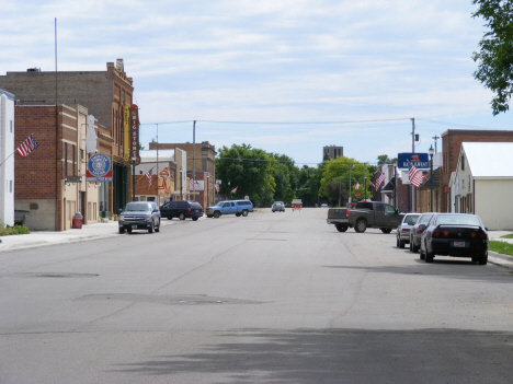 Street scene, Minneota Minnesota, 2011