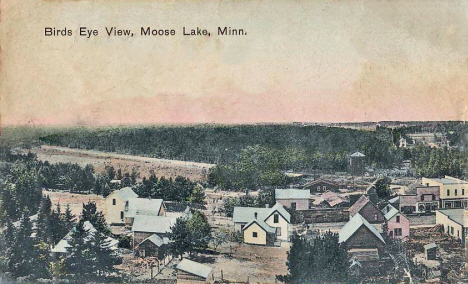 Birds eye view, Moose Lake Minnesota, c1906