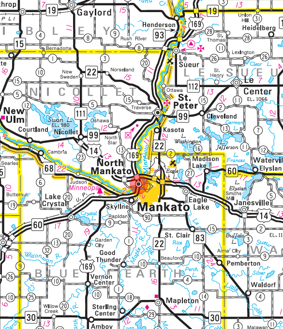 Mankato Mn Map