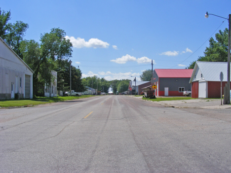 Street scene, Odessa Minnesota, 2014