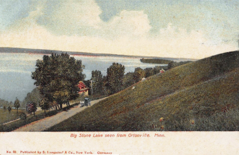 Big Stone Lake seen from Ortonville Minnesota, 1906