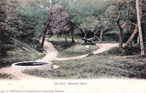 City Park, Ortonville Minnesota, 1906