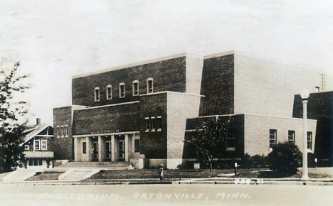 Auditorium, Ortonville Minnesota, 1945