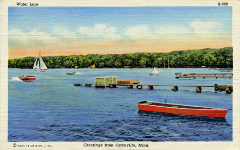 Big Stone Lake, Ortonville Minnesota, 1942