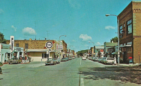 Street scene, Ortonville Minnesota, 1960's