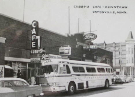 Cubby's Cafe, Ortonville Minnesota, 1961