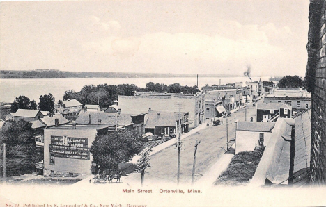 Main Street, Ortonville Minnesota, 1906