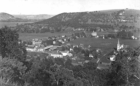 View of Peterson Minnesota, 1890