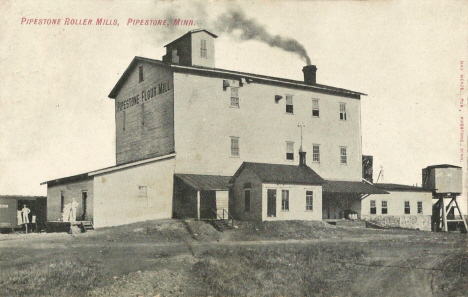 Pipestone Roller Mills, Pipestone Minnesota, 1909