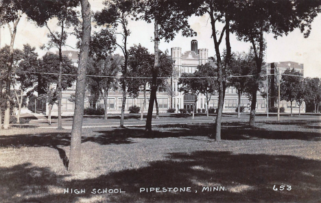 High School, Pipestone Minnesota, 1930's