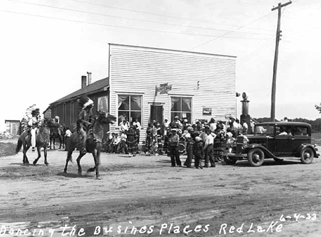 Powwow at Red Lake Minnesota, 1933