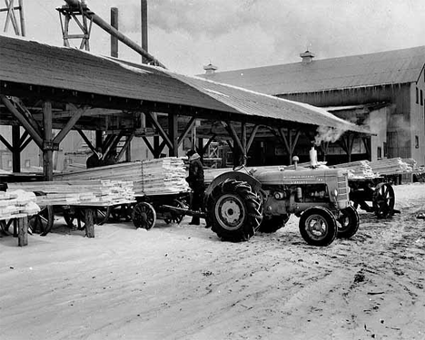 Sawmill on the Red Lake Indian Reservation, 1945