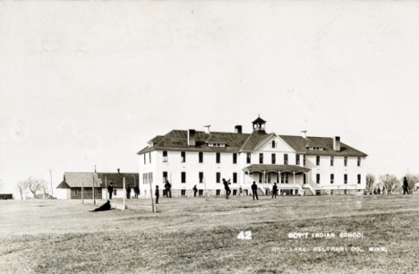 Gov't Indian School, Red Lake Minnesota, 1908
