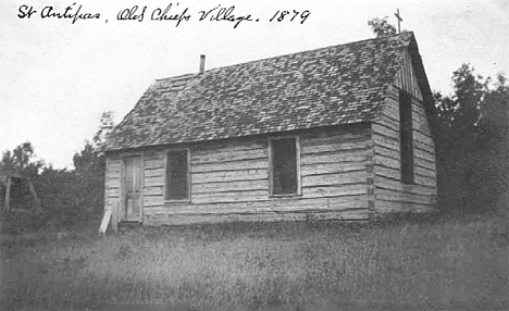 St Antipas Chapel, Episcopal mission at Redby on Red Lake Reservation, 1879