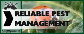 Reliable Pest Management, Rushford Minnesota