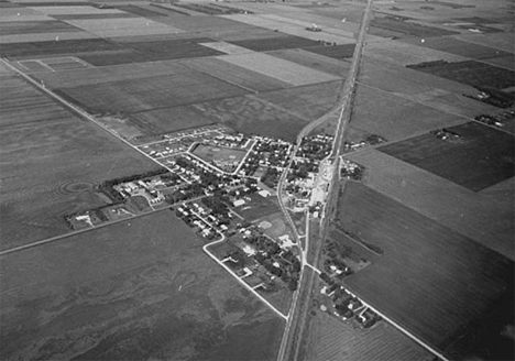 Aerial view, Sabin Minnesota, 1984