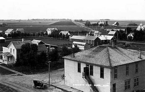 Birdseye view, Sabin Minnesota, 1911