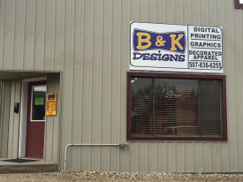 B & K Designs, Slayton Minnesota