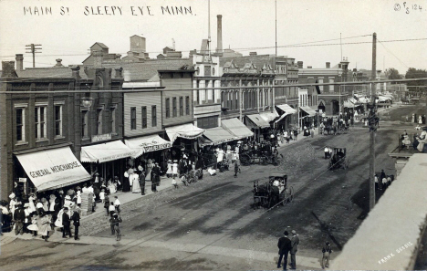 Main Street, Sleepy Eye Minnesota, 1909