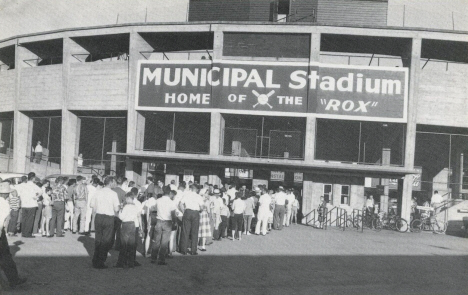 Municipal Stadium, St. Cloud Minnesota, 1950