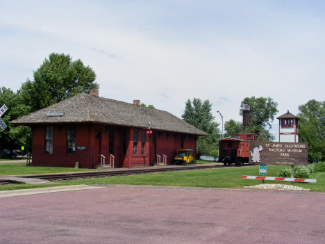 St. James Salutators Railroad Museum Park, St. James Minnesota, 2014