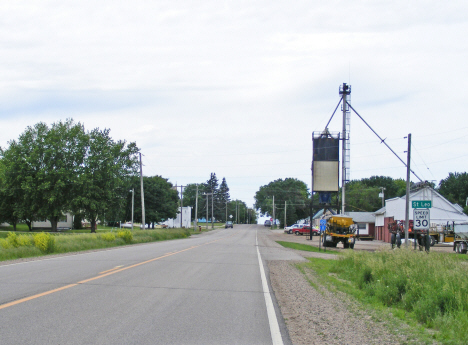 Street scene, St. Leo Minnesota, 2011