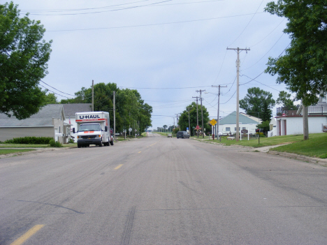 Street scene, St. Leo Minnesota, 2011