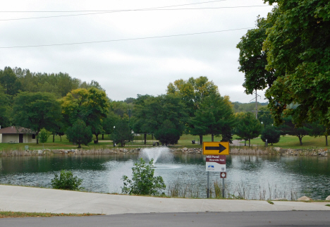Mill Pond at Riverside Park, St. Peter Minnesota, 2017